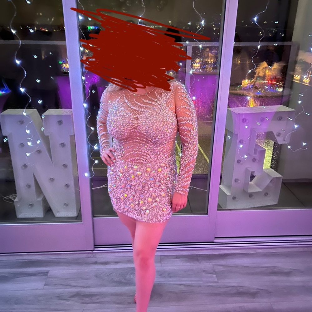 Sequin dress jovani size 8